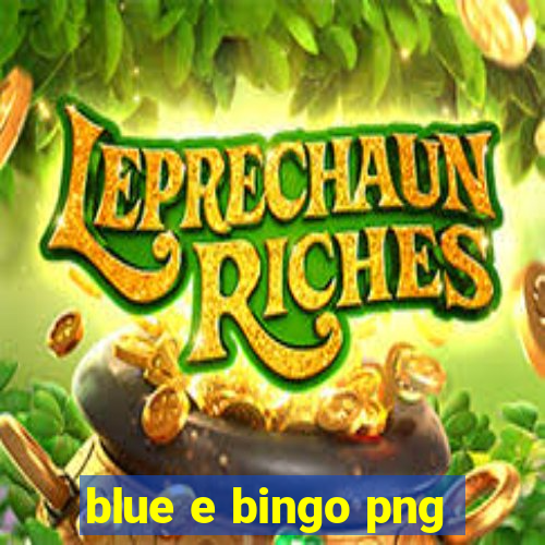 blue e bingo png